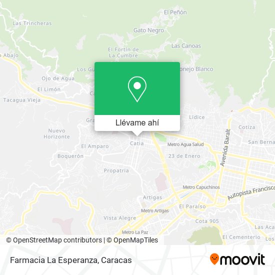 Mapa de Farmacia La Esperanza