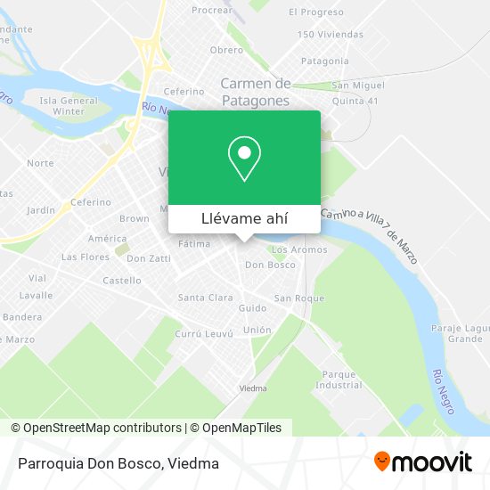 Mapa de Parroquia Don Bosco