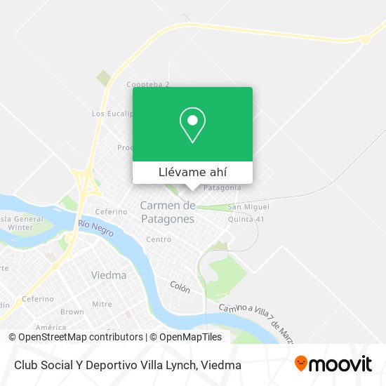 Mapa de Club Social Y Deportivo Villa Lynch