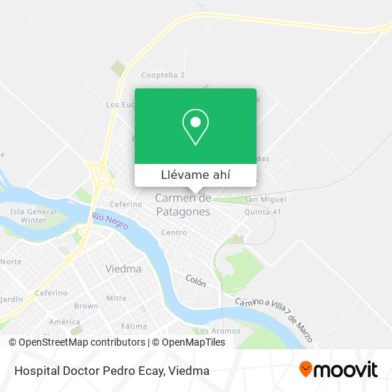 Mapa de Hospital Doctor Pedro Ecay