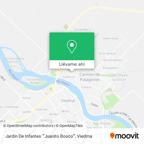 Mapa de Jardín De Infantes ""Juanito Bosco""