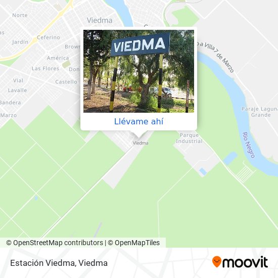 Mapa de Estación Viedma
