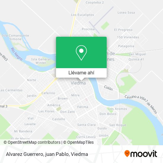 Mapa de Alvarez Guerrero, juan Pablo