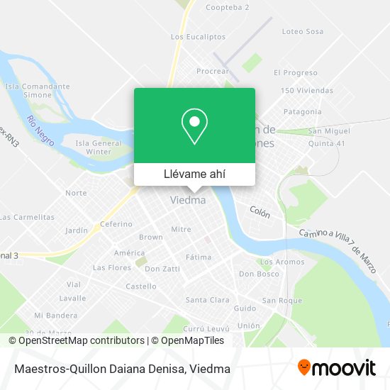 Mapa de Maestros-Quillon Daiana Denisa