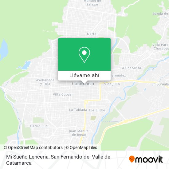 Cómo llegar a Mi Sueño Lenceria en Catamarca en Autobús?
