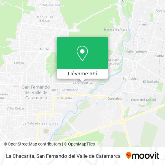 Mapa de La Chacarita