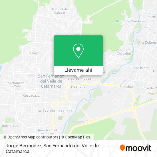 Mapa de Jorge Bermudez