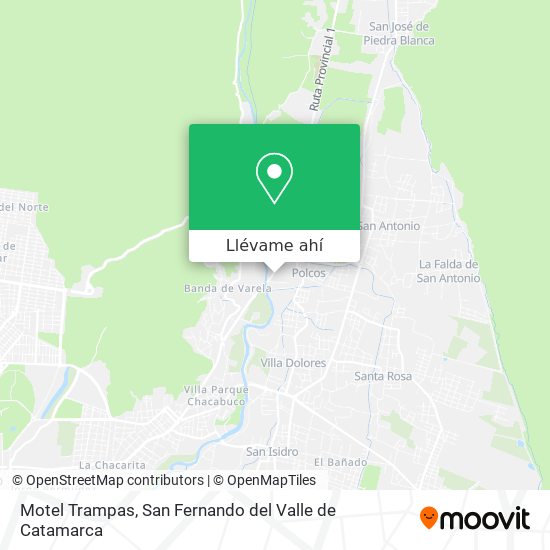 Mapa de Motel Trampas