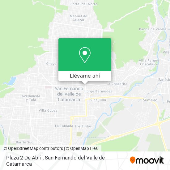 Mapa de Plaza 2 De Abril