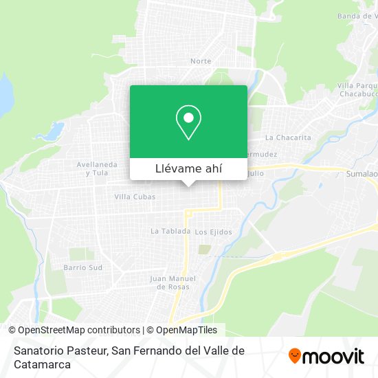 Mapa de Sanatorio Pasteur