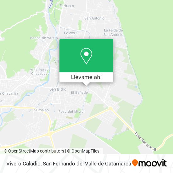 Mapa de Vivero Caladio