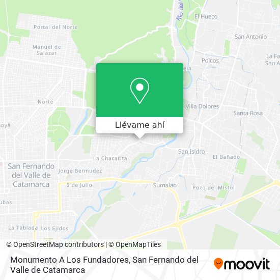 Mapa de Monumento A Los Fundadores