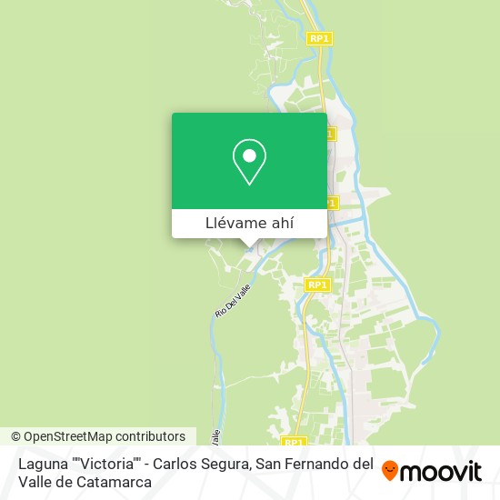 Mapa de Laguna ""Victoria"" - Carlos Segura