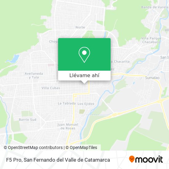 Mapa de F5 Pro