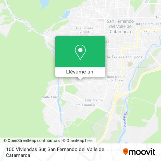 Mapa de 100 Viviendas Sur