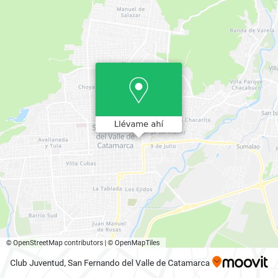 Mapa de Club Juventud