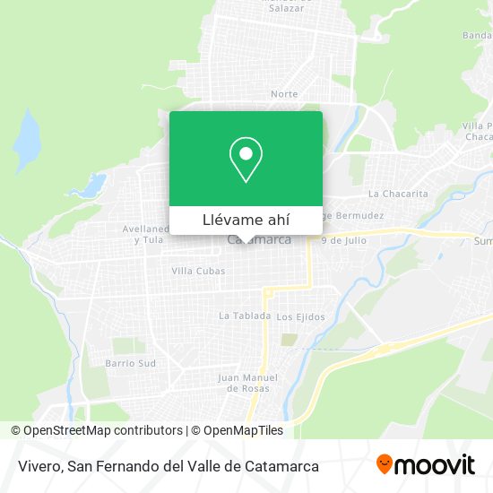 Mapa de Vivero