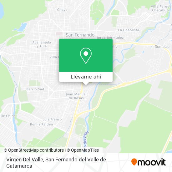 Mapa de Virgen Del Valle
