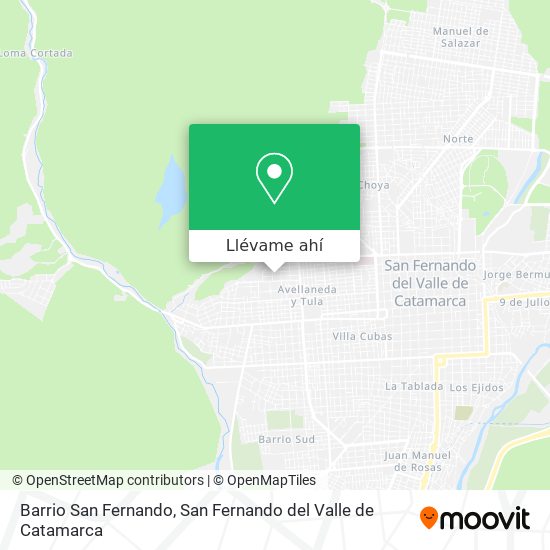 Mapa de Barrio San Fernando