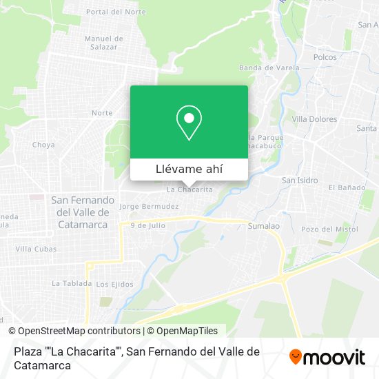 Mapa de Plaza ""La Chacarita""