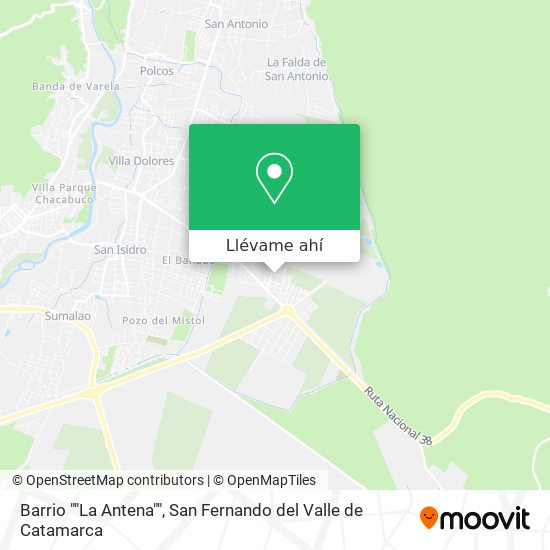 Mapa de Barrio ""La Antena""