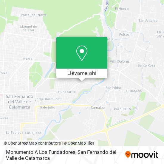 Mapa de Monumento A Los Fundadores