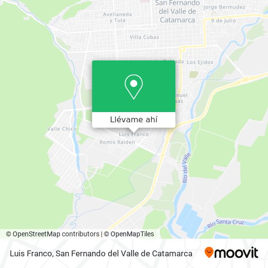 Mapa de Luis Franco