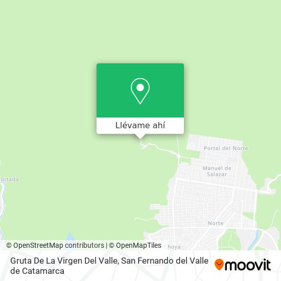 Mapa de Gruta De La Virgen Del Valle