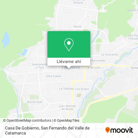 Mapa de Casa De Gobierno