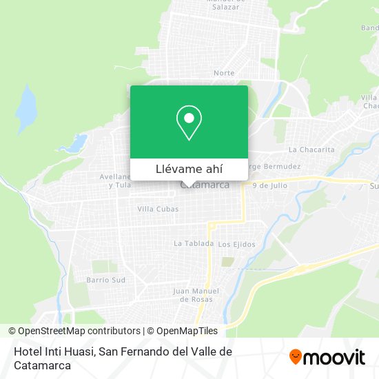 Mapa de Hotel Inti Huasi