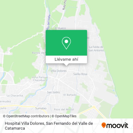 Mapa de Hospital Villa Dolores