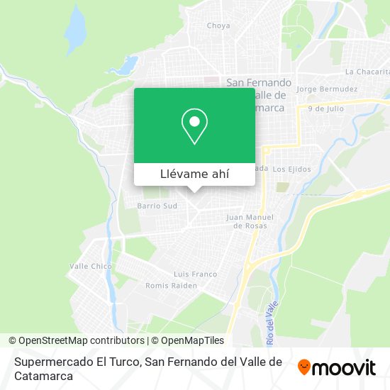 Mapa de Supermercado El Turco