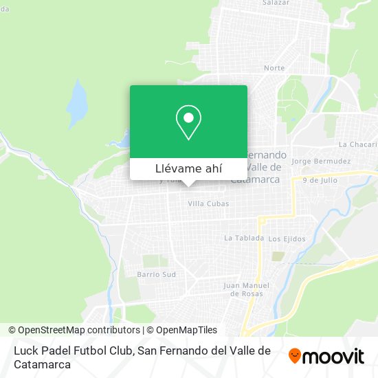 Mapa de Luck Padel Futbol Club