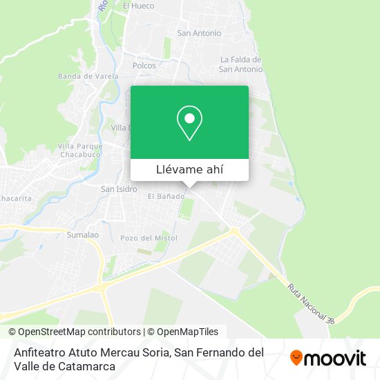 Mapa de Anfiteatro Atuto Mercau Soria
