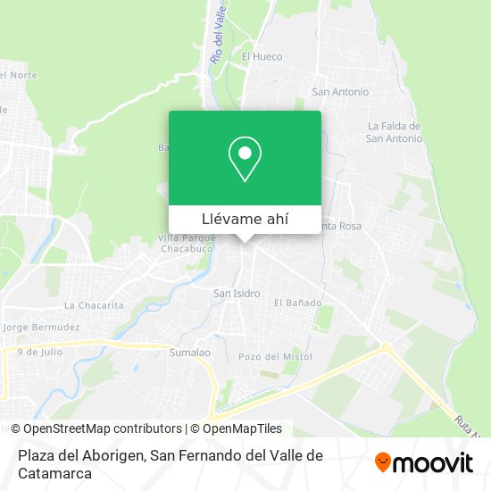 Mapa de Plaza del Aborigen