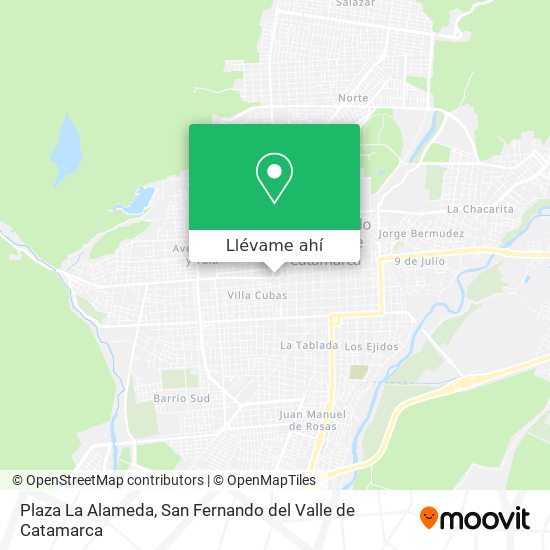 Mapa de Plaza La Alameda