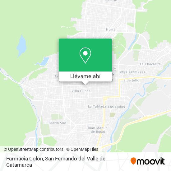 Mapa de Farmacia Colon