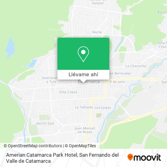 Mapa de Amerian Catamarca Park Hotel