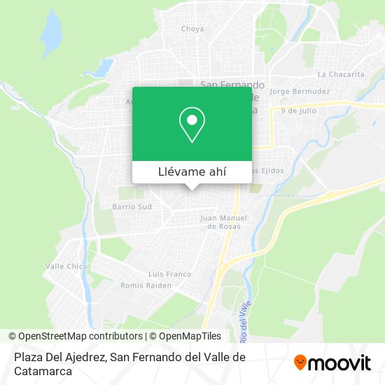 Mapa de Plaza Del Ajedrez