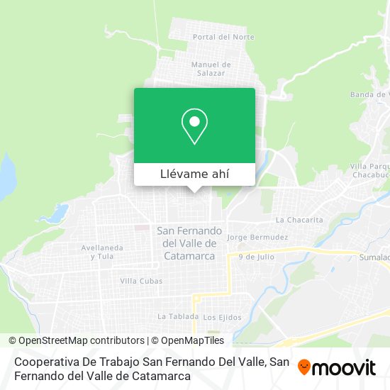 Mapa de Cooperativa De Trabajo San Fernando Del Valle