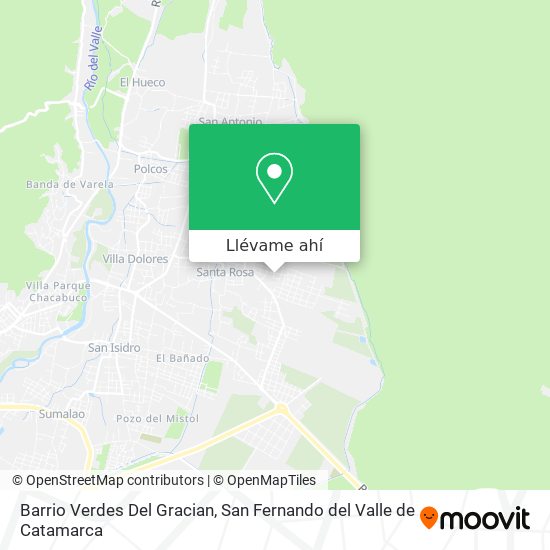 Mapa de Barrio Verdes Del Gracian