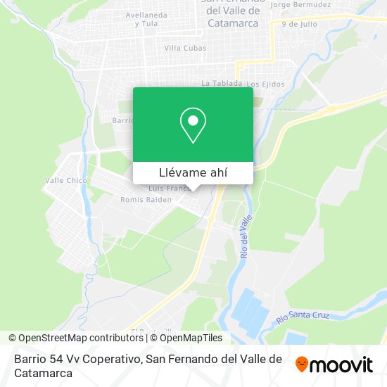 Mapa de Barrio 54 Vv Coperativo