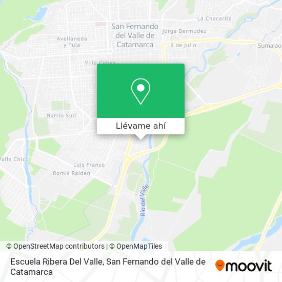 Mapa de Escuela Ribera Del Valle