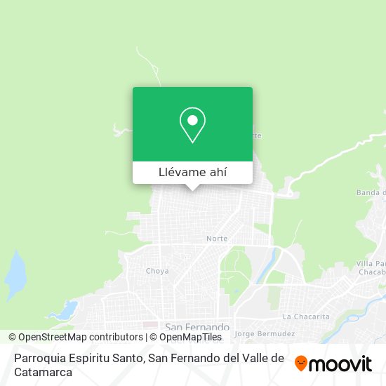 Mapa de Parroquia Espiritu Santo