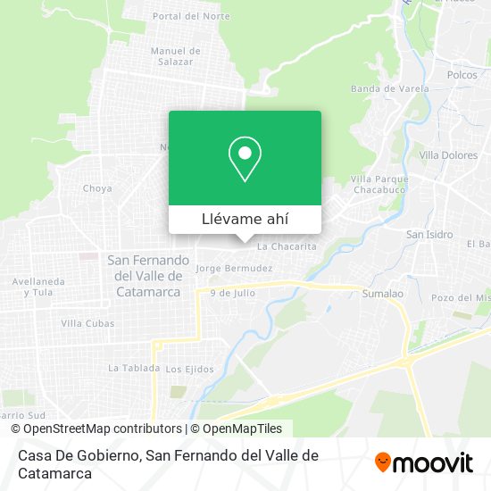 Mapa de Casa De Gobierno