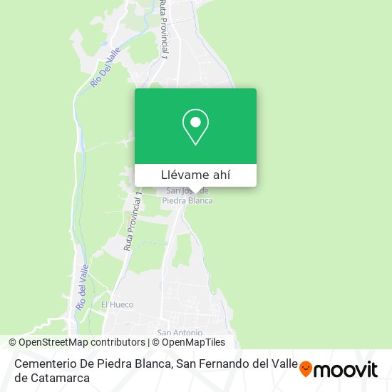 Mapa de Cementerio De Piedra Blanca