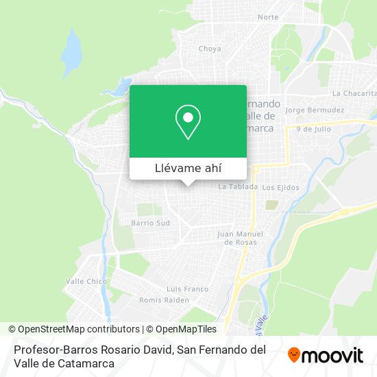 Mapa de Profesor-Barros Rosario David