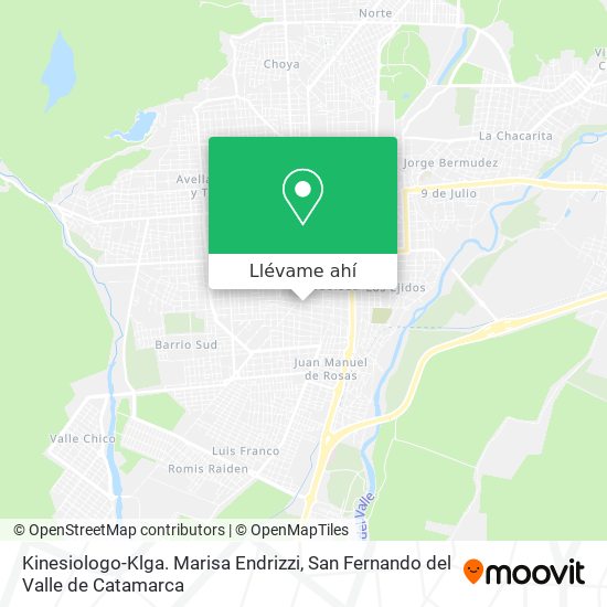 Mapa de Kinesiologo-Klga. Marisa Endrizzi