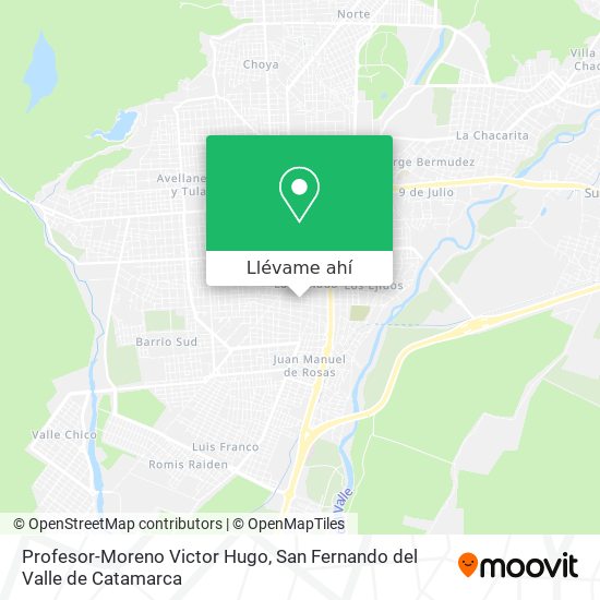 Mapa de Profesor-Moreno Victor Hugo