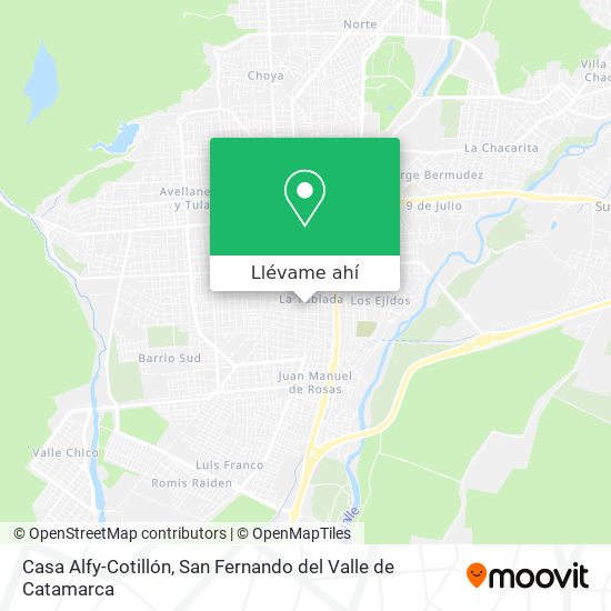 Mapa de Casa Alfy-Cotillón